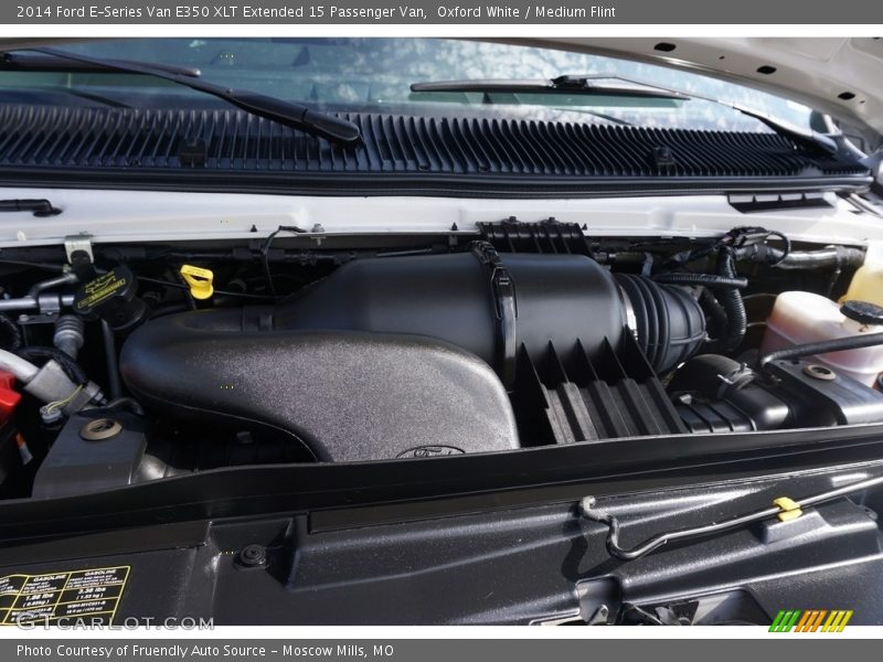 Oxford White / Medium Flint 2014 Ford E-Series Van E350 XLT Extended 15 Passenger Van
