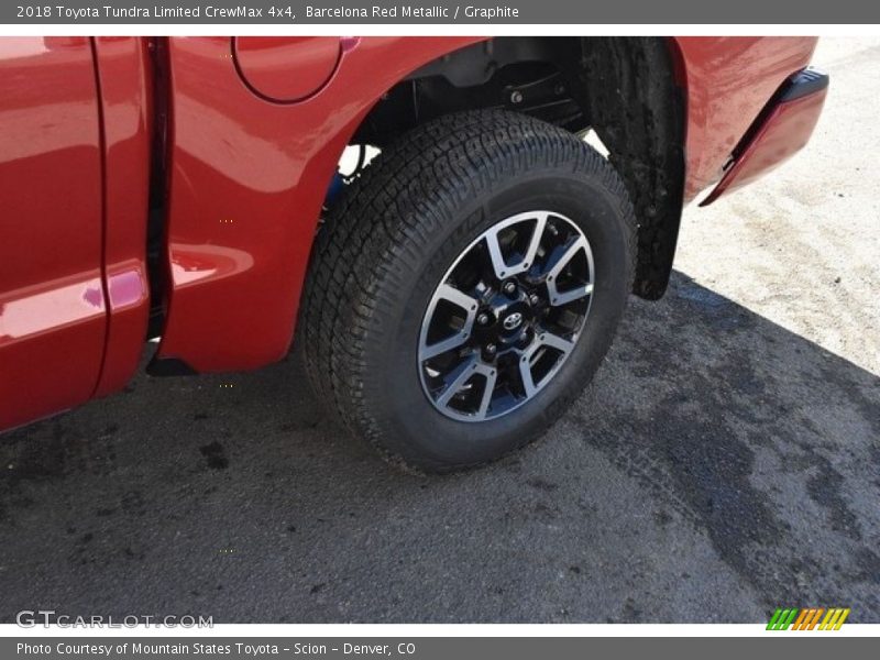 Barcelona Red Metallic / Graphite 2018 Toyota Tundra Limited CrewMax 4x4