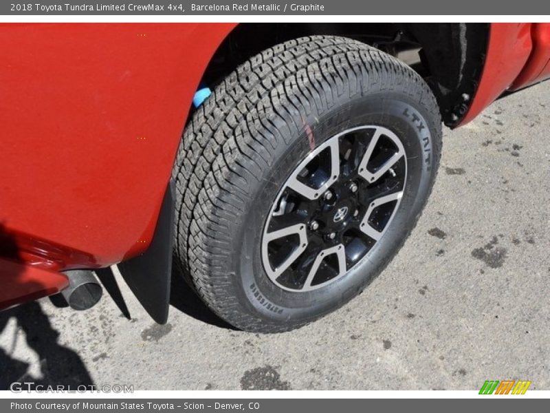 Barcelona Red Metallic / Graphite 2018 Toyota Tundra Limited CrewMax 4x4