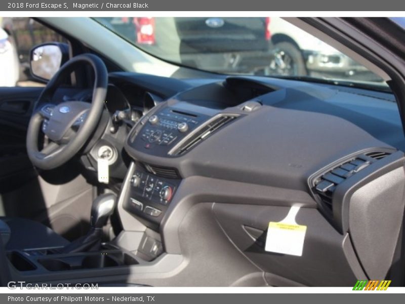 Magnetic / Charcoal Black 2018 Ford Escape S