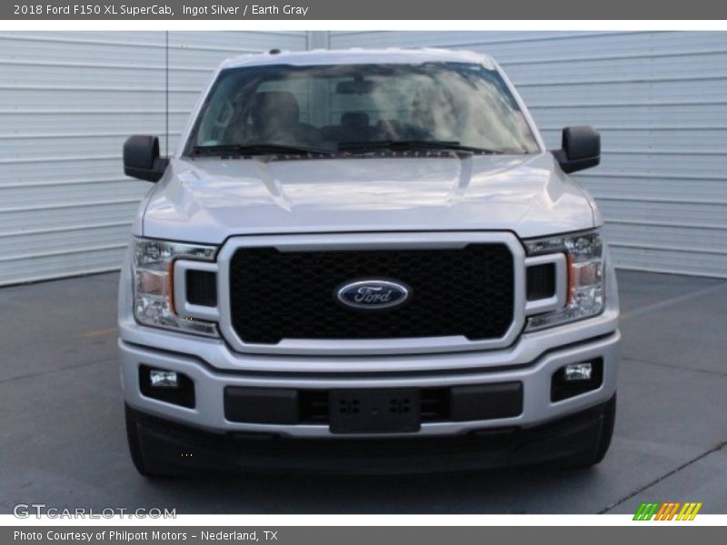 Ingot Silver / Earth Gray 2018 Ford F150 XL SuperCab