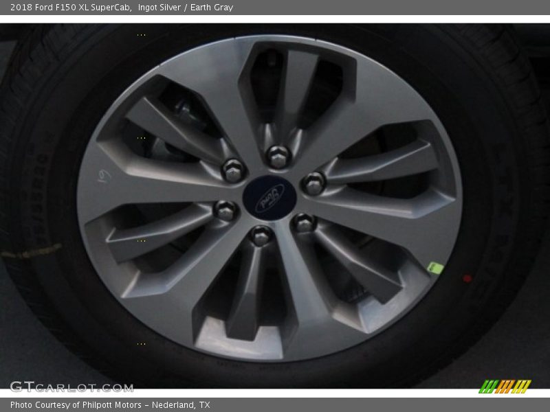 Ingot Silver / Earth Gray 2018 Ford F150 XL SuperCab