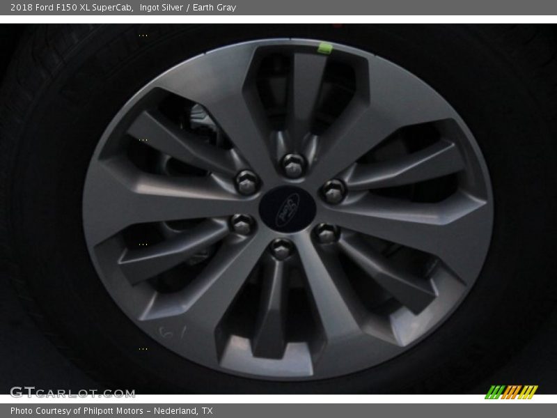 Ingot Silver / Earth Gray 2018 Ford F150 XL SuperCab