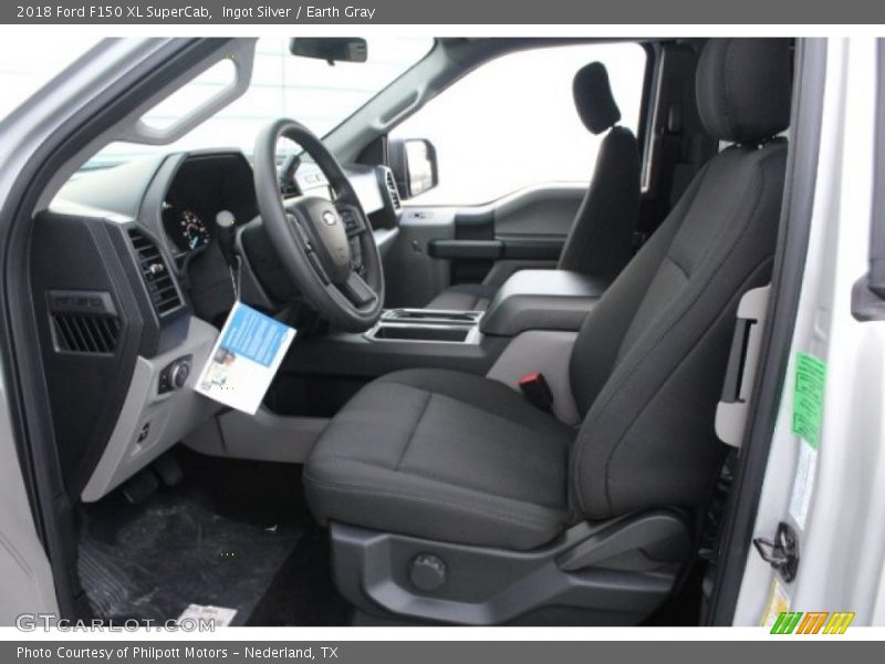 Ingot Silver / Earth Gray 2018 Ford F150 XL SuperCab