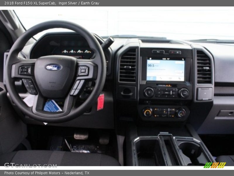 Ingot Silver / Earth Gray 2018 Ford F150 XL SuperCab