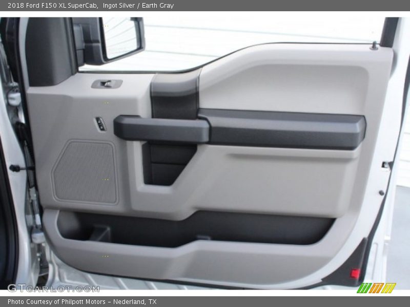 Ingot Silver / Earth Gray 2018 Ford F150 XL SuperCab