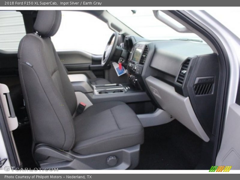 Ingot Silver / Earth Gray 2018 Ford F150 XL SuperCab