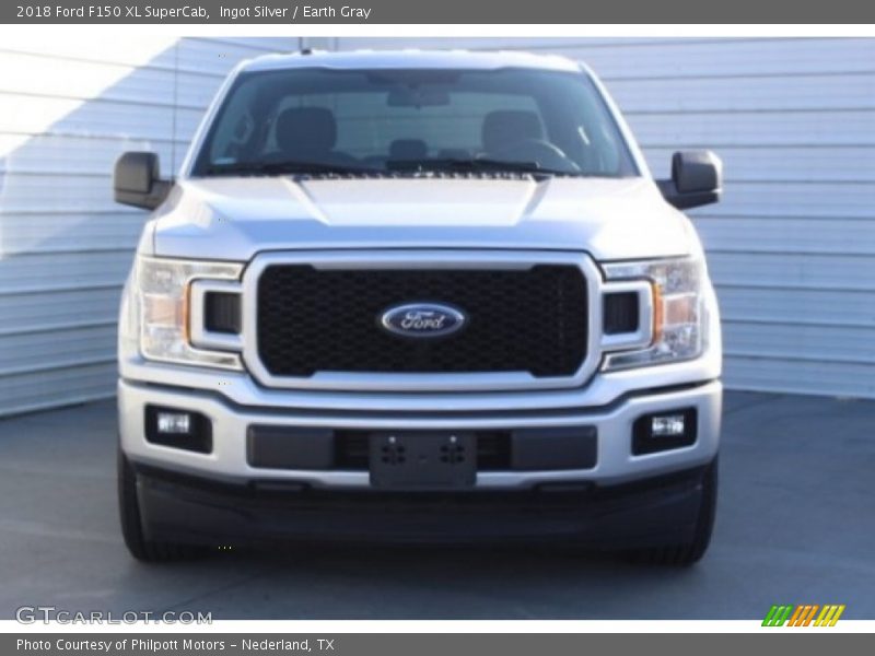 Ingot Silver / Earth Gray 2018 Ford F150 XL SuperCab