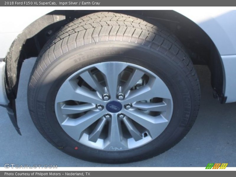 Ingot Silver / Earth Gray 2018 Ford F150 XL SuperCab