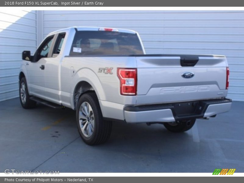 Ingot Silver / Earth Gray 2018 Ford F150 XL SuperCab