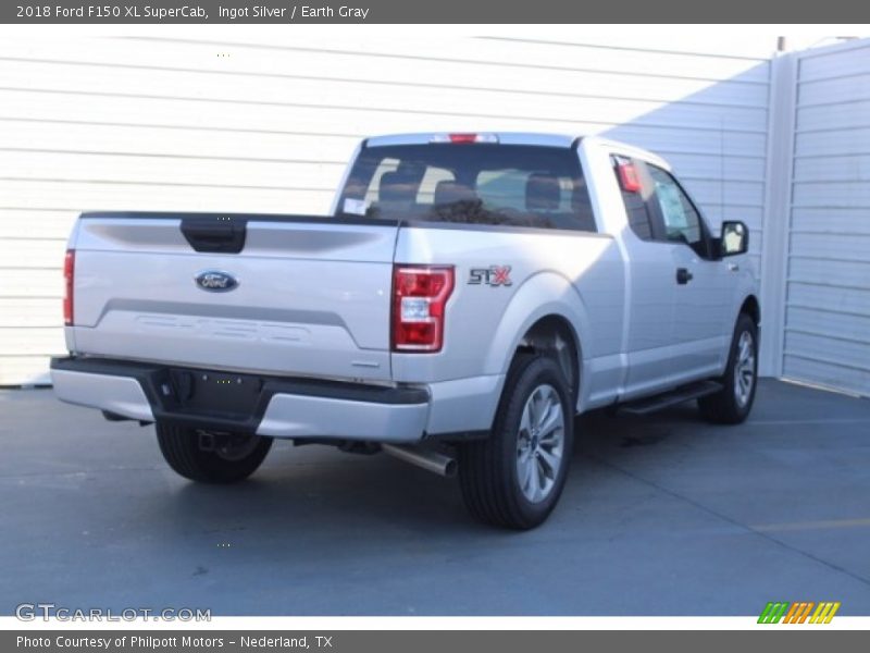 Ingot Silver / Earth Gray 2018 Ford F150 XL SuperCab