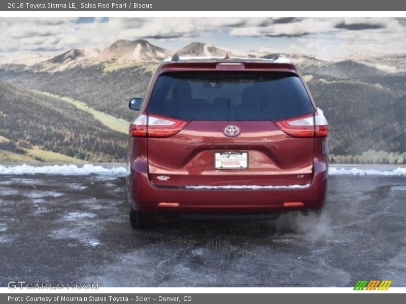 Salsa Red Pearl / Bisque 2018 Toyota Sienna LE