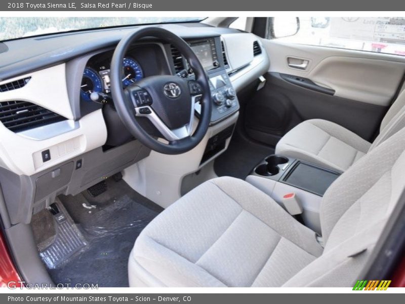 Salsa Red Pearl / Bisque 2018 Toyota Sienna LE
