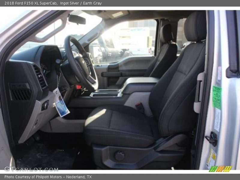 Ingot Silver / Earth Gray 2018 Ford F150 XL SuperCab