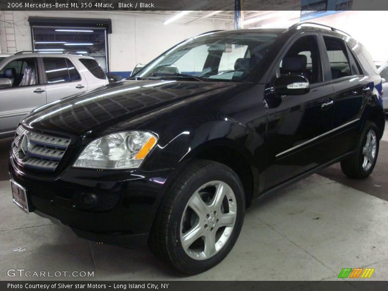 Black / Black 2006 Mercedes-Benz ML 350 4Matic