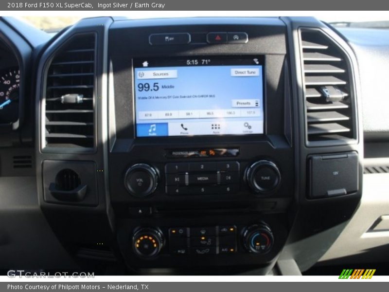 Ingot Silver / Earth Gray 2018 Ford F150 XL SuperCab
