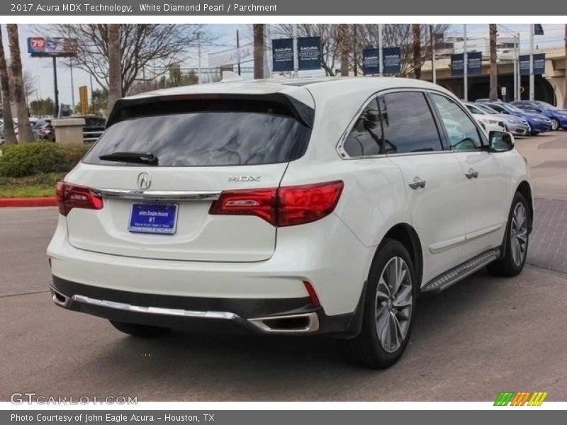 White Diamond Pearl / Parchment 2017 Acura MDX Technology