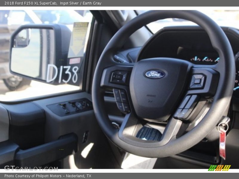Ingot Silver / Earth Gray 2018 Ford F150 XL SuperCab