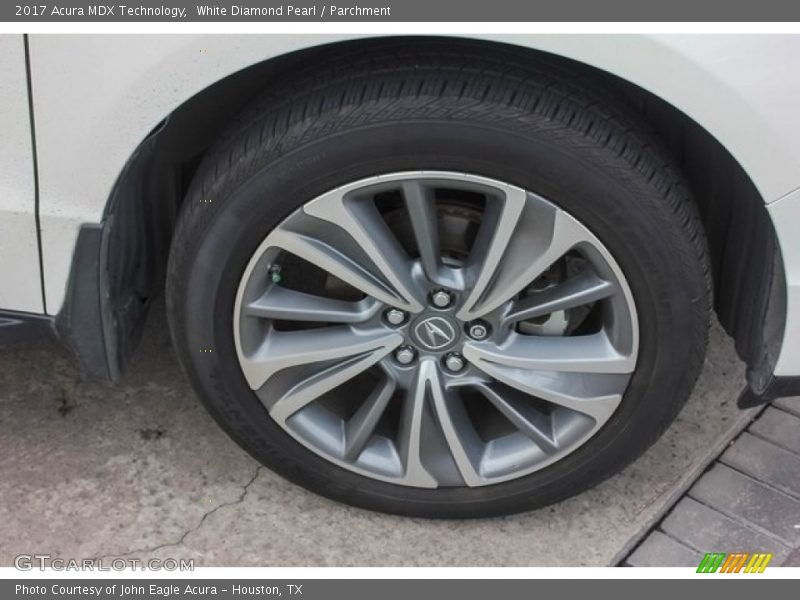 White Diamond Pearl / Parchment 2017 Acura MDX Technology