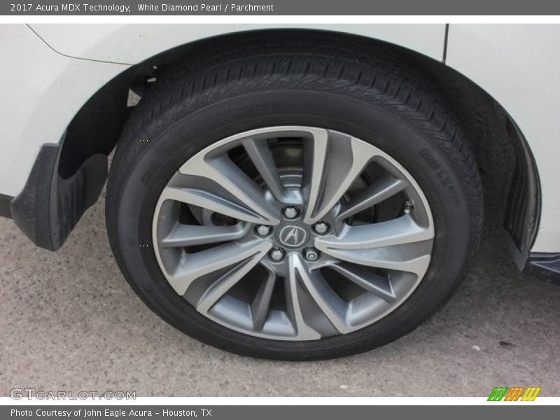 White Diamond Pearl / Parchment 2017 Acura MDX Technology