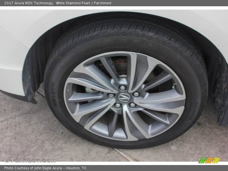 White Diamond Pearl / Parchment 2017 Acura MDX Technology