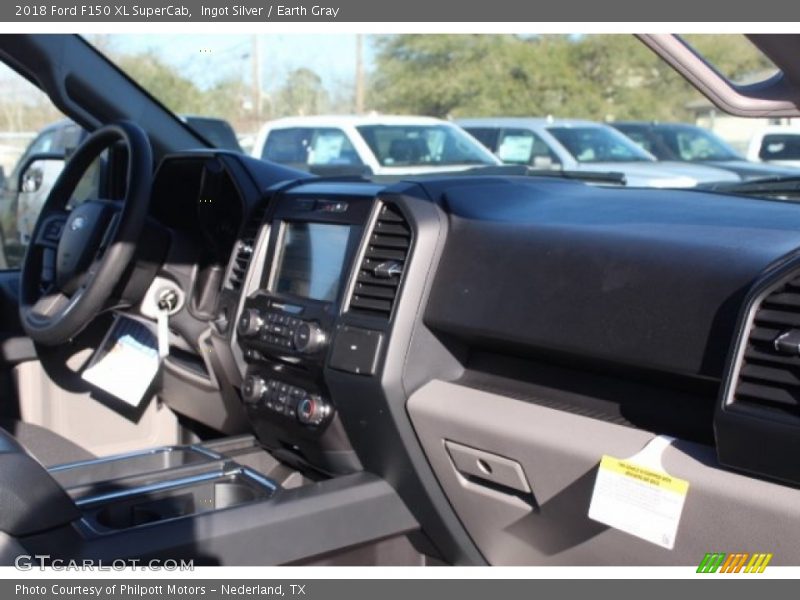 Ingot Silver / Earth Gray 2018 Ford F150 XL SuperCab