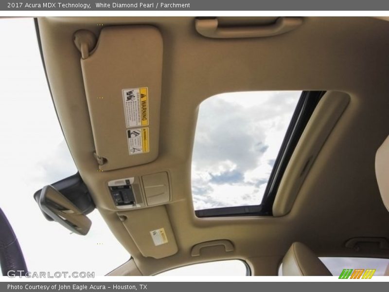 White Diamond Pearl / Parchment 2017 Acura MDX Technology
