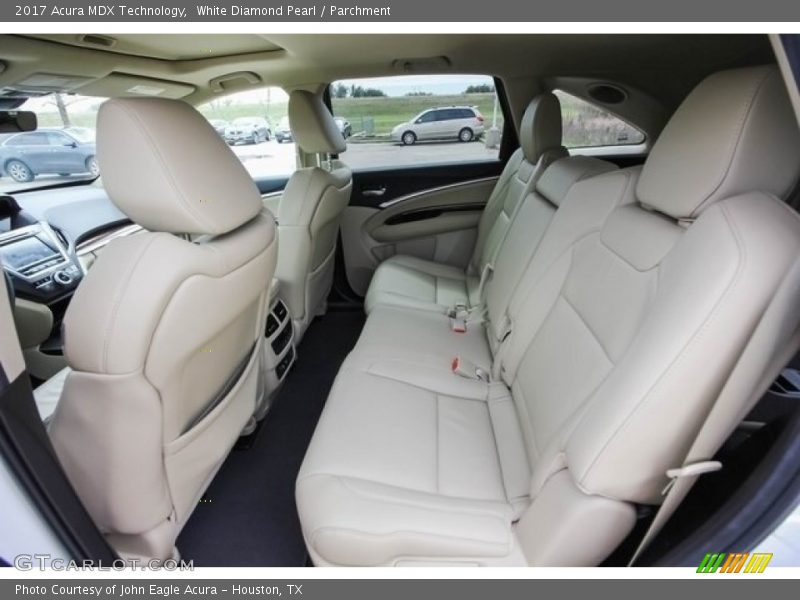 White Diamond Pearl / Parchment 2017 Acura MDX Technology