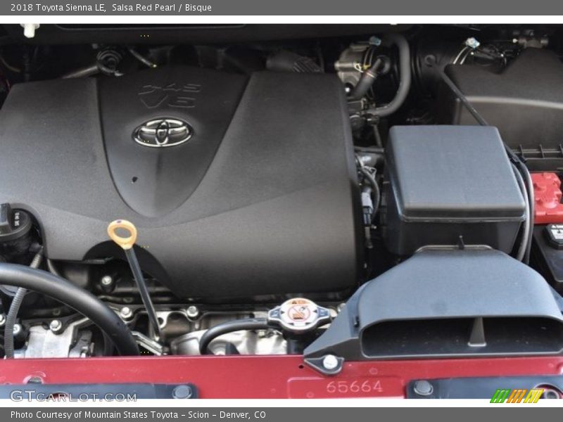 Salsa Red Pearl / Bisque 2018 Toyota Sienna LE