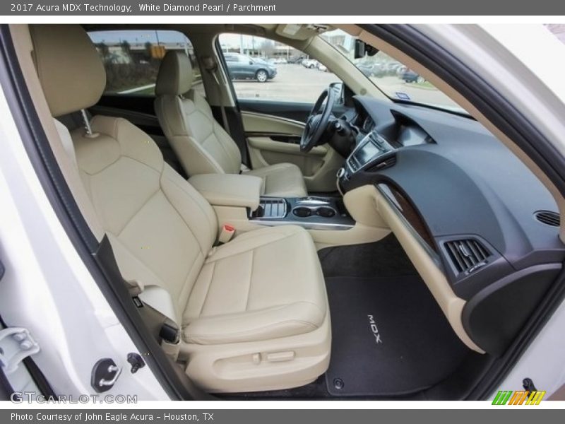 White Diamond Pearl / Parchment 2017 Acura MDX Technology
