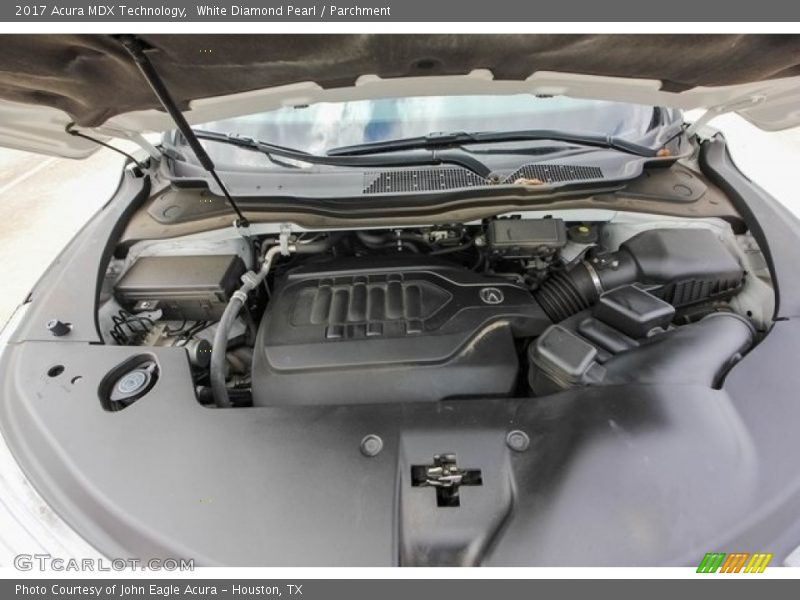 White Diamond Pearl / Parchment 2017 Acura MDX Technology