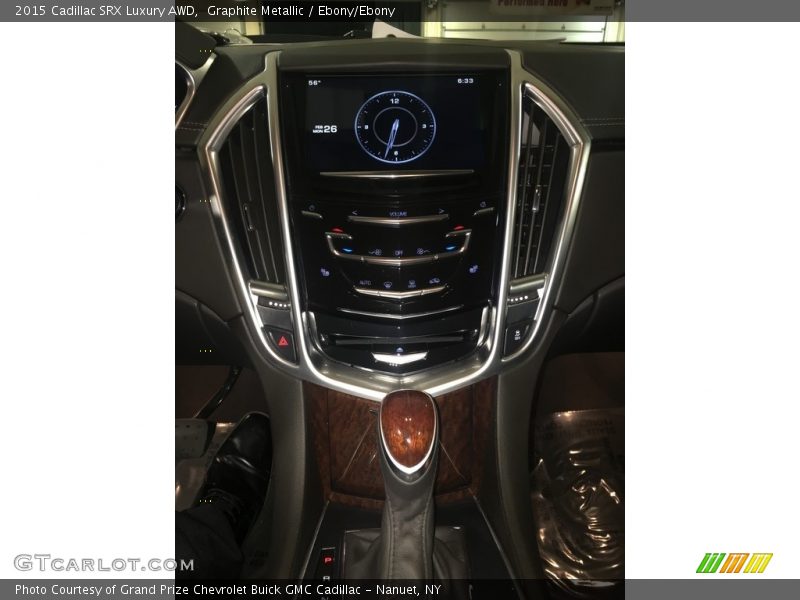 Graphite Metallic / Ebony/Ebony 2015 Cadillac SRX Luxury AWD