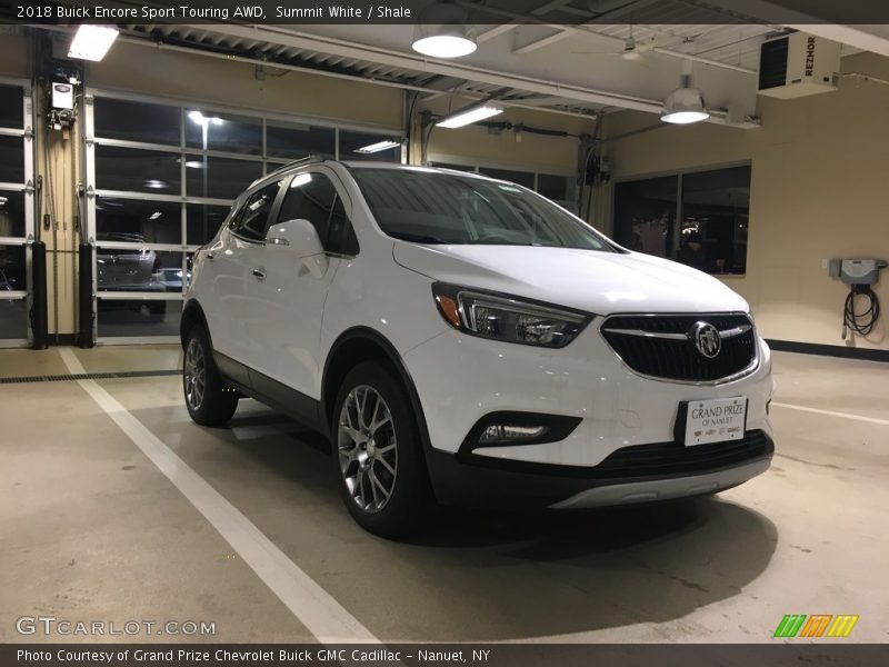 Summit White / Shale 2018 Buick Encore Sport Touring AWD