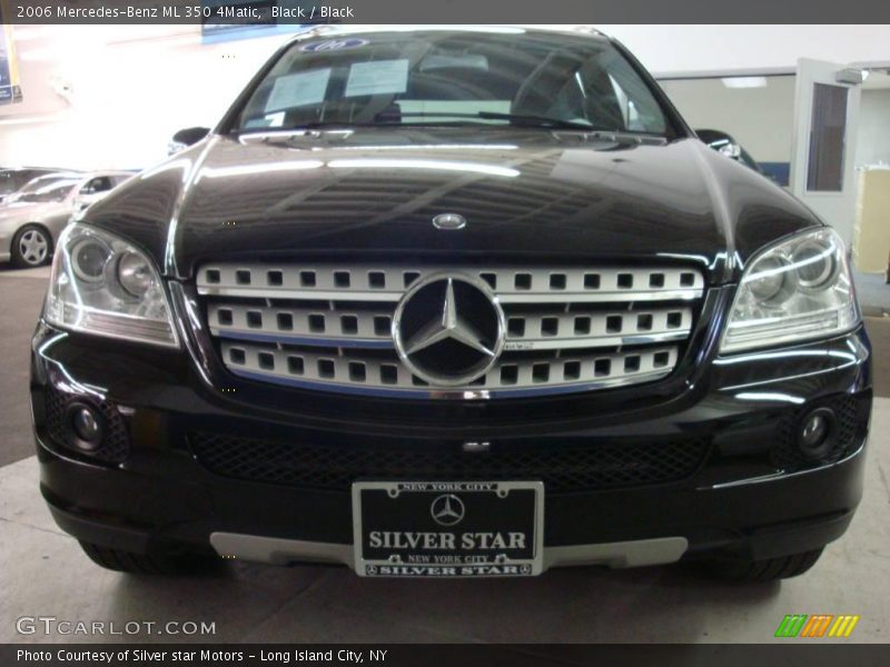 Black / Black 2006 Mercedes-Benz ML 350 4Matic