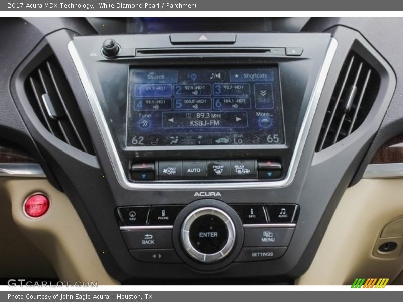 White Diamond Pearl / Parchment 2017 Acura MDX Technology