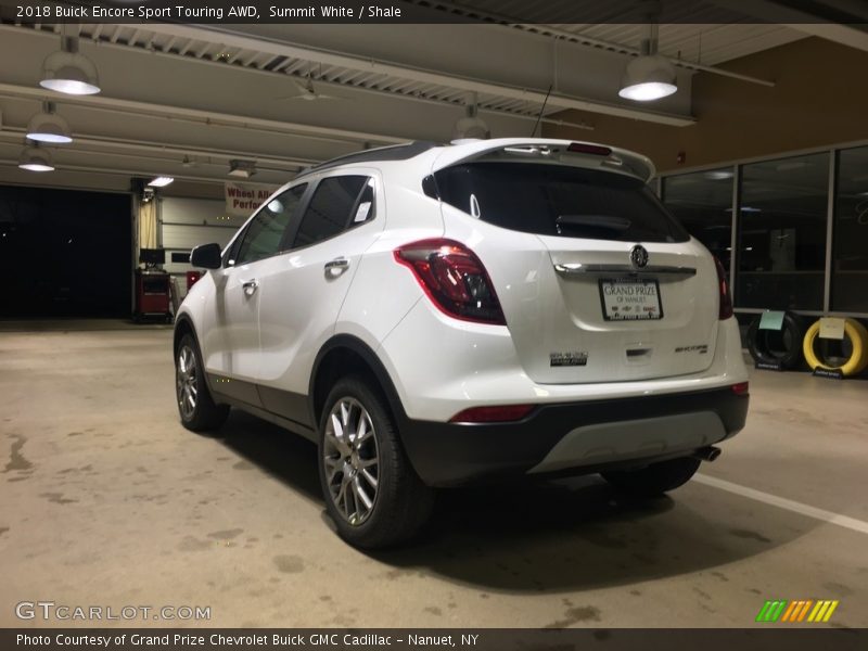 Summit White / Shale 2018 Buick Encore Sport Touring AWD