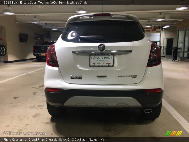 Summit White / Shale 2018 Buick Encore Sport Touring AWD
