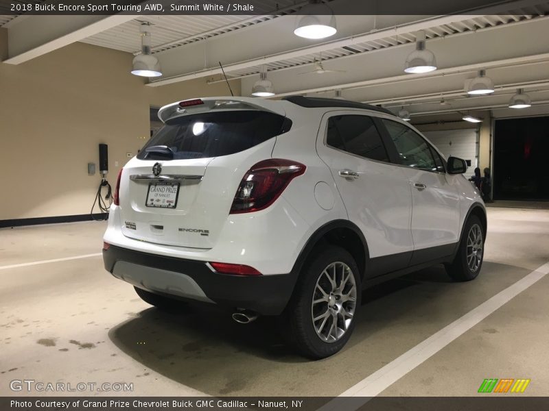 Summit White / Shale 2018 Buick Encore Sport Touring AWD