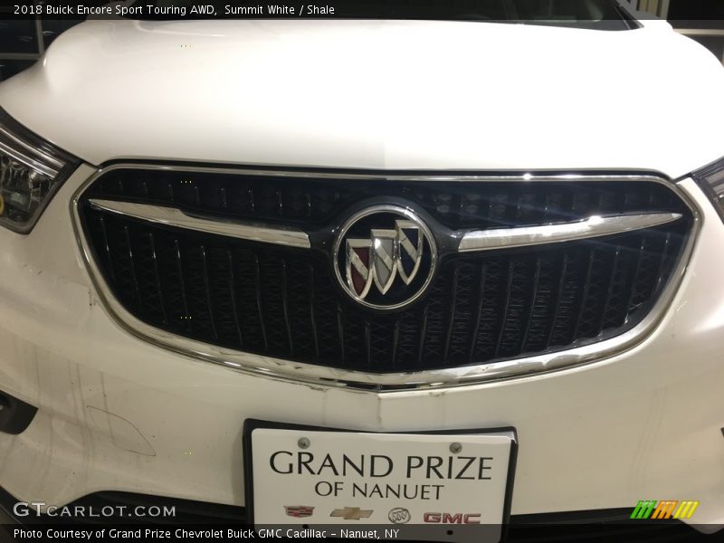 Summit White / Shale 2018 Buick Encore Sport Touring AWD