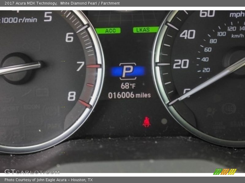 White Diamond Pearl / Parchment 2017 Acura MDX Technology