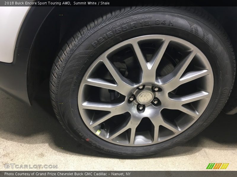 Summit White / Shale 2018 Buick Encore Sport Touring AWD