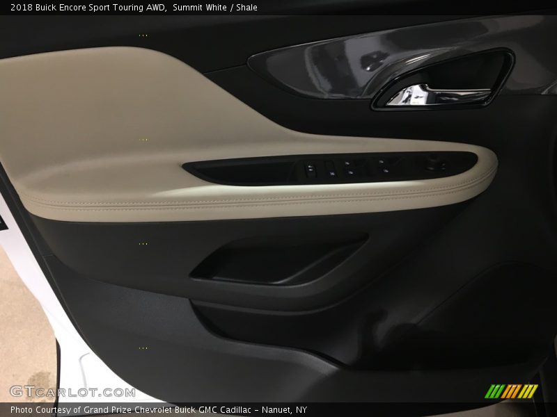 Summit White / Shale 2018 Buick Encore Sport Touring AWD