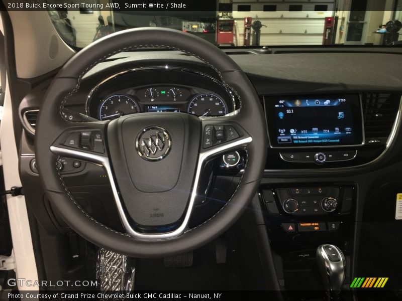 Summit White / Shale 2018 Buick Encore Sport Touring AWD
