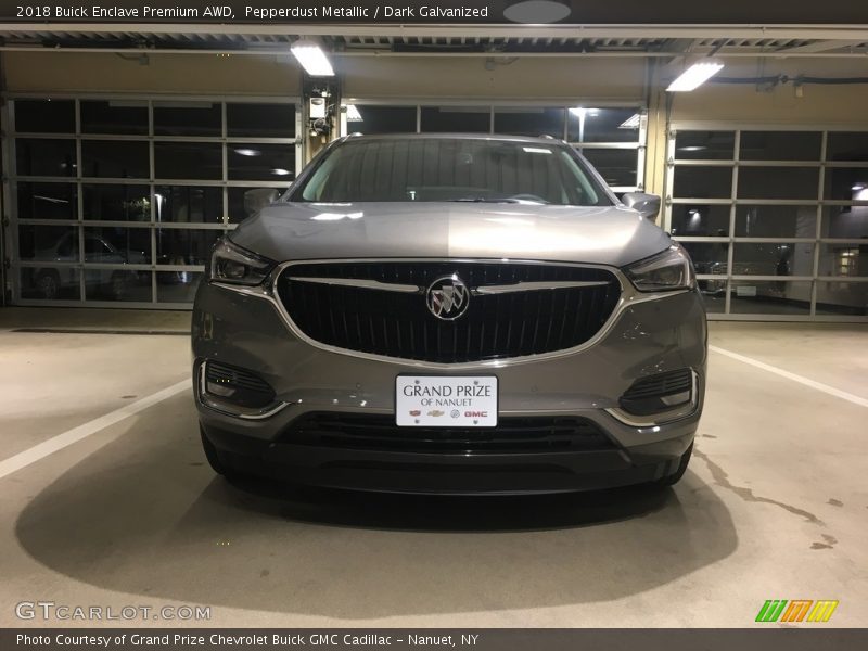 Pepperdust Metallic / Dark Galvanized 2018 Buick Enclave Premium AWD