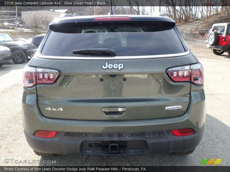 Olive Green Pearl / Black 2018 Jeep Compass Latitude 4x4