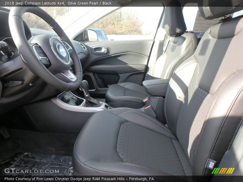 Olive Green Pearl / Black 2018 Jeep Compass Latitude 4x4