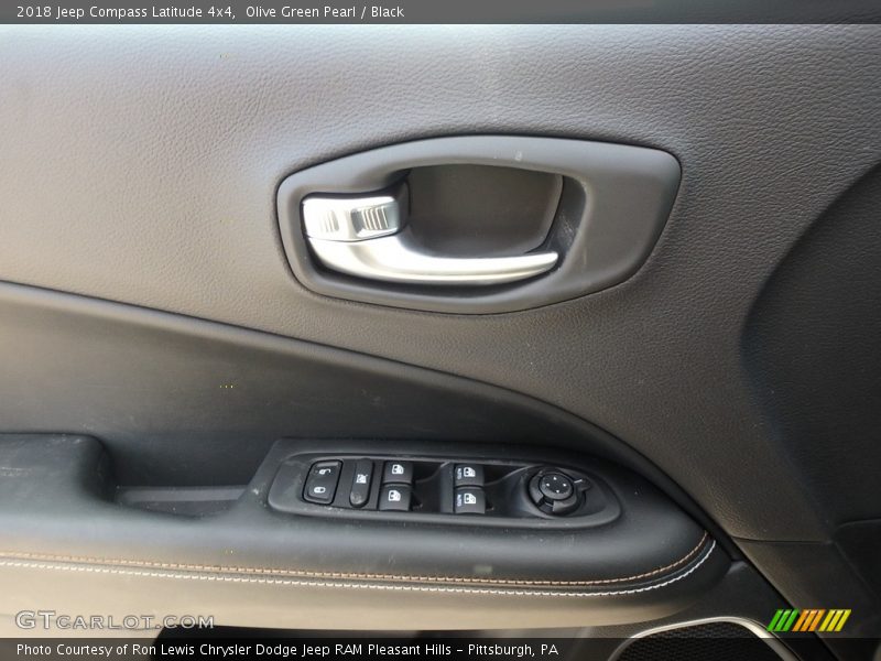 Olive Green Pearl / Black 2018 Jeep Compass Latitude 4x4