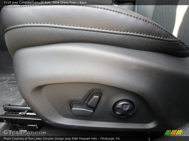 Olive Green Pearl / Black 2018 Jeep Compass Latitude 4x4
