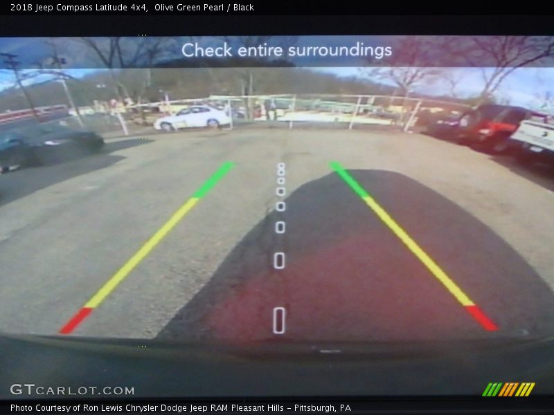 Olive Green Pearl / Black 2018 Jeep Compass Latitude 4x4