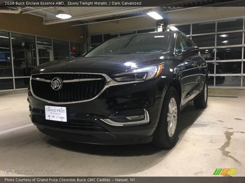 Ebony Twilight Metallic / Dark Galvanized 2018 Buick Enclave Essence AWD